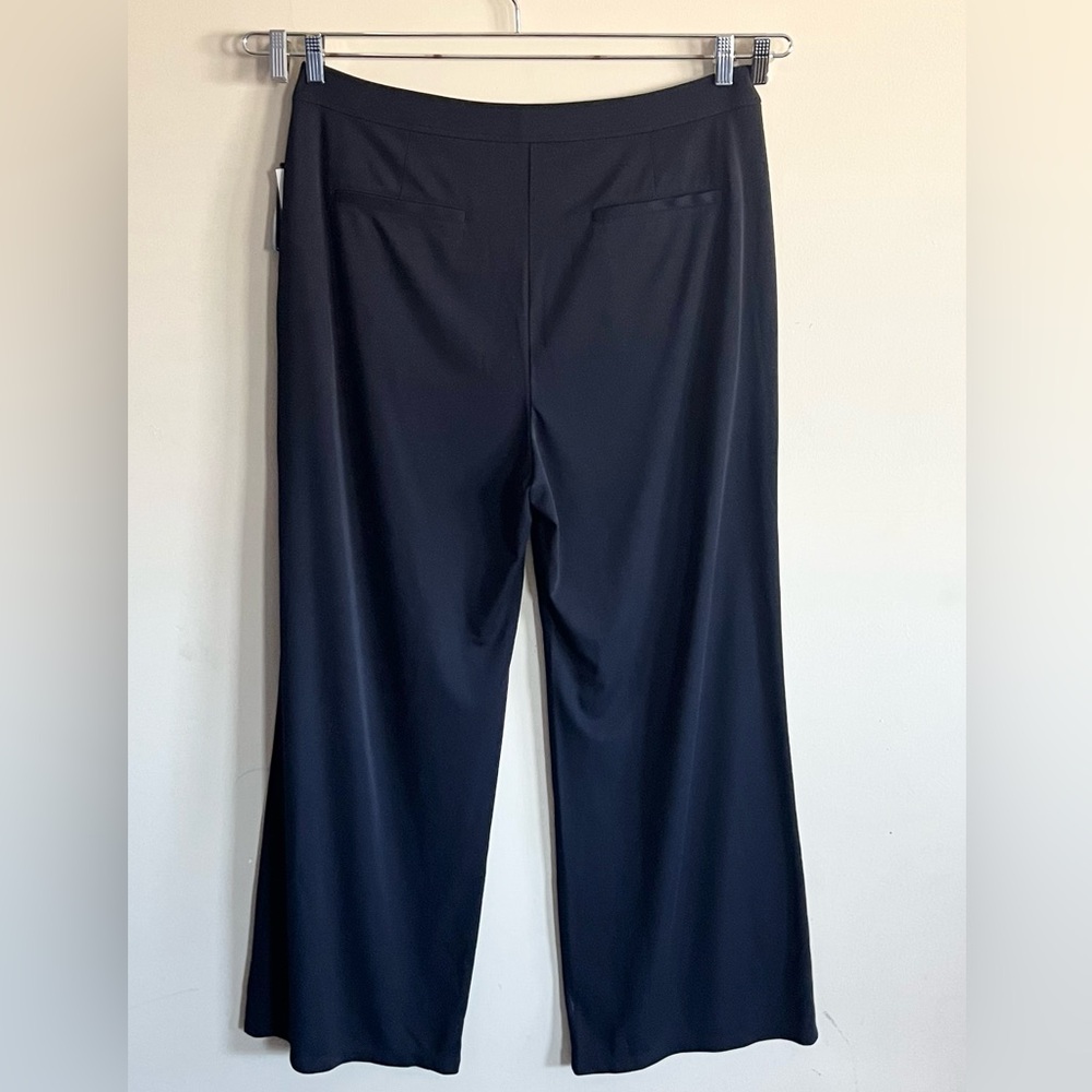 Lauren Ralph Lauren Navy Blue Pleated Wide Leg Pants Size 14W New - Picture 7 of 11